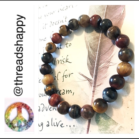 Jewelry - Tigers Eye Bracelet Clarity and Protective Energy